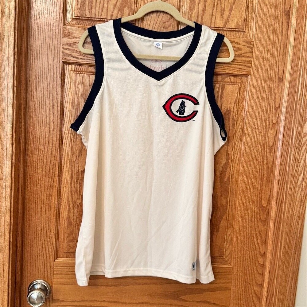 Official Bleacher Bum Chicago Cubs Budweiser Promo Tank Top Jersey XL